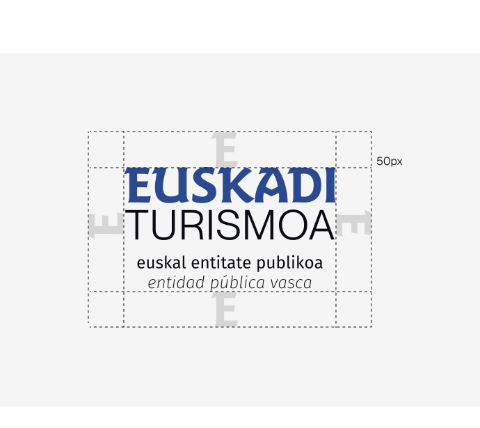 Diagrama original de la zona de protección del logotipo (PDF, p. 6).